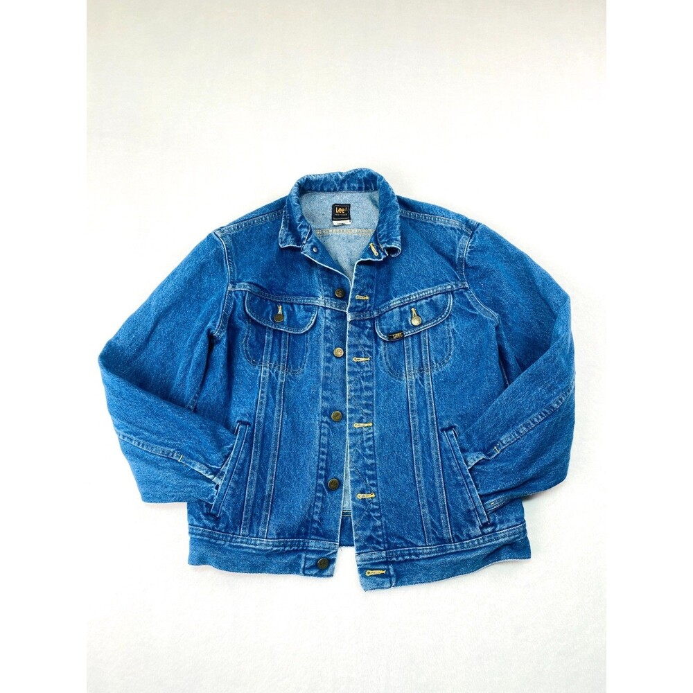 Vintage Lee Riders Denim  Jacket Made in Mexico of USA  PATD 153438 38L Mens